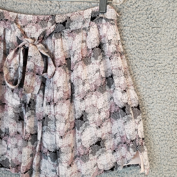 Reiss Jonah Pink Circle Abstract light Breathable Casual Comfort Mini Skirt sz 4 - Picture 5 of 14